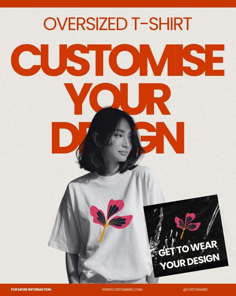 Design your own oversized t-shirt.
