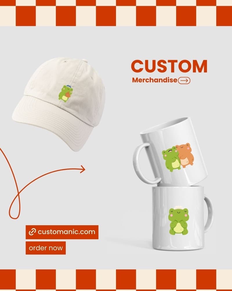Create your favorite custom merch with Customanic.