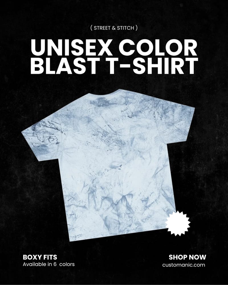 Give your everyday T-shirt a personalized twist with custom prints.